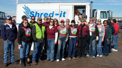 GO Month Shred-A-Thon (PONM with friends and family volunteers)